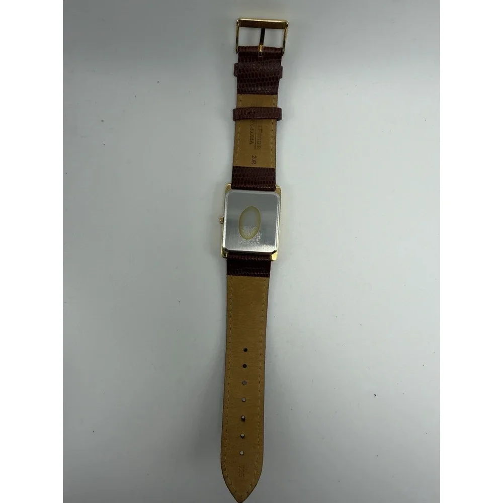 Seiko 6530-5550 New Battery Mens Tank Watch 25MM 6.75